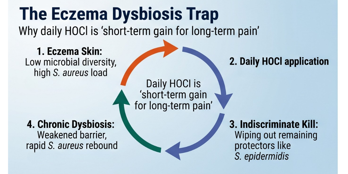 Why Hypochlorous Acid Is Not Safe for Daily Use on Skin Nor Your Eczema